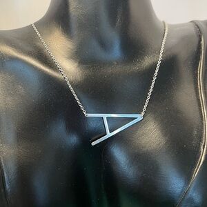 A initial made with love necklace
